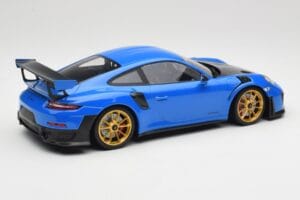 Porsche 911 991.2 GT2 RS Blue With Golden Wheels Minichamps 1:18 155068302 Diecast — photo 2 of 6