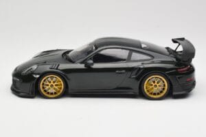 Porsche 911 991.2 GT2 RS Green Weissach Package Golden Wheels Minichamps 1:18 155068306 Diecast — photo 3 of 6