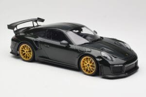 Porsche 911 991.2 GT2 RS Green Weissach Package Golden Wheels Minichamps 1:18 155068306 Diecast — photo 4 of 6