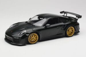 Porsche 911 991.2 GT2 RS Green Weissach Package Golden Wheels Minichamps 1:18 155068306 Diecast