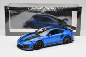 Porsche 911 991.2 GT2 RS MR Racing Blue Minichamps 1:18 MR-911-GT2RS-1806 Diecast — photo 6 of 6