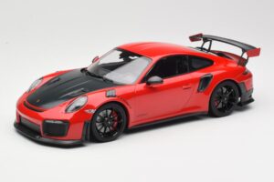 Porsche 911 GT2 RS 991.2 Red Black Wheels Minichamps 1:18 155068307 Diecast