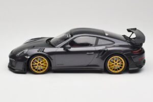 Porsche 911 991.2 GT2 RS Weissach Package Purple Metallic With Golden Magnesium Wheels Minichamps 1:18 153068322 Diecast — photo 3 of 6