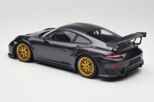 Porsche 911 991.2 GT2 RS Weissach Package Purple Metallic With Golden Magnesium Wheels Minichamps 1:18 153068322 Diecast — photo 5 of 6
