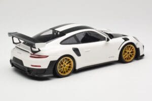 Porsche 911 991.2 GT2 RS Weissach Package White With Golden Wheels Minichamps 1:18 153068308 Diecast — photo 2 of 6