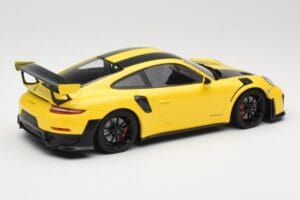 Porsche 911 991.2 GT2 RS Weissach Package Yellow with Black Wheels Minichamps 1:18 155068311 Diecast — photo 2 of 6