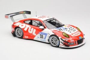 Porsche 911 991.2 GT3 R #31 Frikadelli Racing K. Bachler / M. Christensen 24 Hours of Nurburgring 2017 Minichamps 1:18 155176 — photo 4 of 6