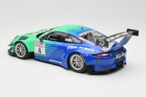 Porsche 911 991.2 GT3 R #4 Falken K. Bachler / M. Ragginger VLN Winner Round 6 2018 Minichamps 1:18 153186994 Diecast — photo 5 of 6
