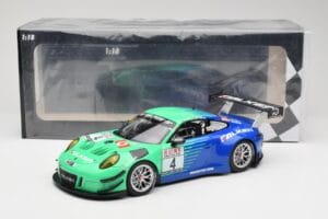 Porsche 911 991.2 GT3 R #4 Falken K. Bachler / M. Ragginger VLN Winner Round 6 2018 Minichamps 1:18 153186994 Diecast — photo 6 of 6