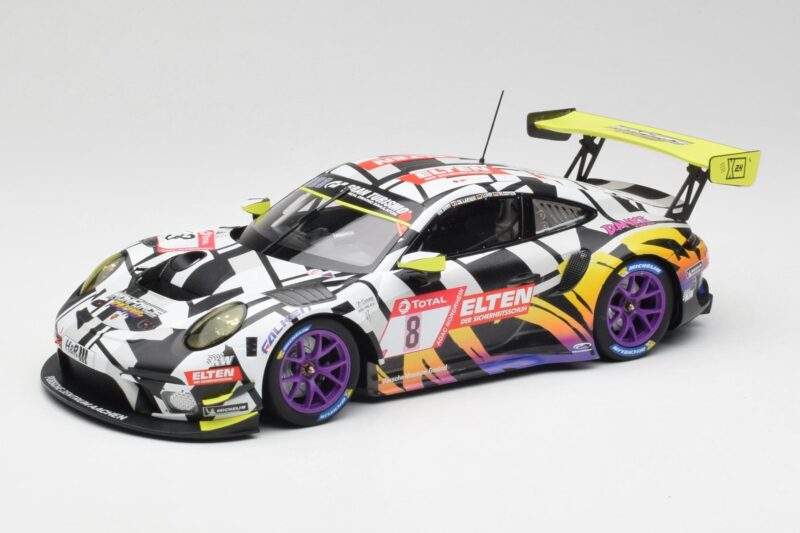 Porsche 911 991.2 GT3 R #8 Iron Force Ring Police 24 Hours Nürburgring 2019 Minichamps 1:18 153196088 Diecast