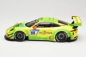 Porsche 911 991.2 GT3 R #911 Manthey Racing R. Dumas / F. Makowiecki 24 Hours of Nurburgring 2017 Minichamps 1:18 155176911 D — photo 3 of 6