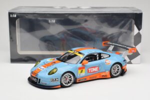 Porsche 911 991.2 GT3 R Pacific Gulf Racing #9 J. Lammers / K. Miura Super GT 300 Series 2017 Minichamps 1:18 155176909 Dieca — photo 6 of 6