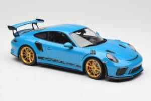 Porsche 911 991.2 GT3 RS Blue With Golden Wheels Minichamps 1:18 155068222 Diecast — photo 4 of 6