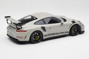Porsche 911 991.2 GT3 RS Chalk Wording Black Wheels Minichamps 1:18 153068230 Diecast — photo 2 of 6