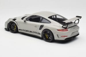 Porsche 911 991.2 GT3 RS Chalk Wording Black Wheels Minichamps 1:18 153068230 Diecast — photo 5 of 6