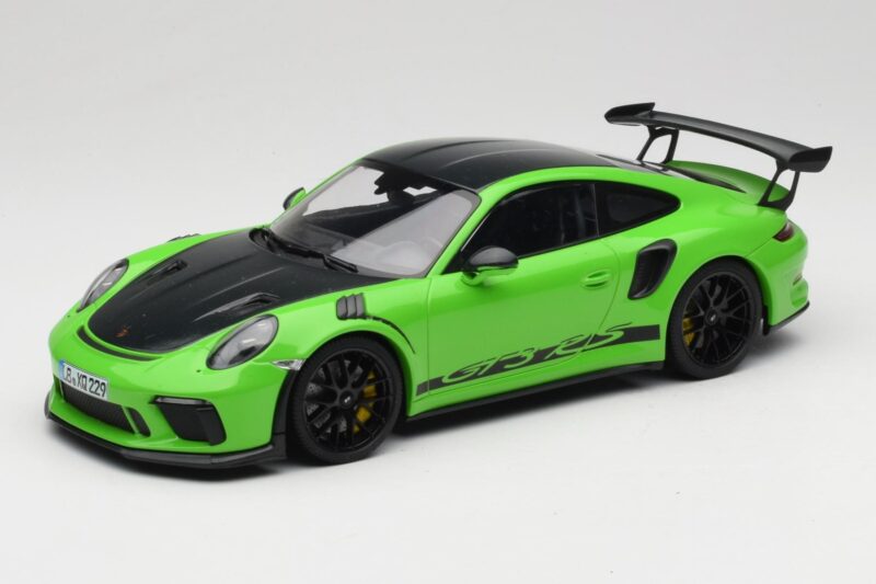 Porsche 911 991.2 GT3 RS Weissach Package Green Minichamps 1:18 153068233 Diecast
