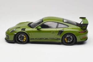 Porsche 911 991.2 GT3 RS Lizard Green With Black Wheels Minichamps 1:18 155068233 Diecast — photo 3 of 6