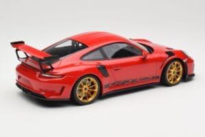 Porsche 911 991.2 GT3 RS Red With Golden Wheels Minichamps 1:18 155068220 Diecast — photo 2 of 6