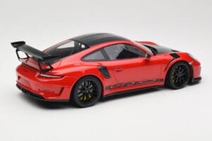 Porsche 911 991.2 GT3 RS Weissach Package Guards Red Black Wheels Minichamps 1:18 153068223 Diecast — photo 2 of 6