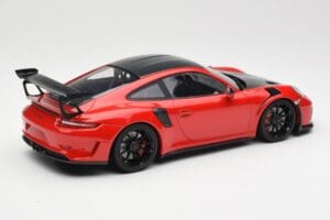 Porsche 911 991.2 GT3 RS Weissach Package Red with Black Wheels Minichamps 1:18 155068230 Diecast — photo 2 of 6