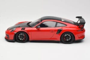 Porsche 911 991.2 GT3 RS Weissach Package Red with Black Wheels Minichamps 1:18 155068230 Diecast — photo 3 of 6