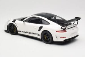 Porsche 911 991.2 GT3 RS Weissach Package White Wording Black Magnesium Wheels Minichamps 1:18 153068225 Diecast — photo 5 of 6