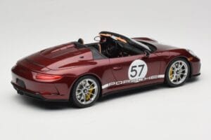 Porsche 911 991.2 Speedster Heritage Edition Cherry Metallic GT Spirit 1:18 GT929 Resin — photo 2 of 6