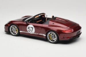 Porsche 911 991.2 Speedster Heritage Edition Cherry Metallic GT Spirit 1:18 GT929 Resin — photo 5 of 6