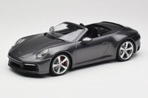 Porsche 911 992 Carrera 4S Cabriolet Agate Grey Metallic Minichamps 1:18 155067336 Diecast