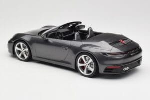 Porsche 911 992 Carrera 4S Cabriolet Agate Grey Metallic Minichamps 1:18 155067336 Diecast — photo 5 of 6