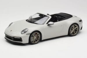 Porsche 911 992 Carrera 4S Cabriolet Grey Minichamps 1:18 155067335 Diecast