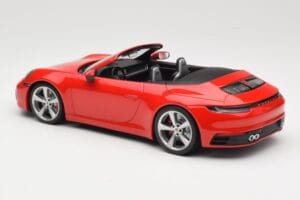 Porsche 911 992 Carrera 4S Cabriolet Red Minichamps 1:18 155067331 Diecast — photo 5 of 6