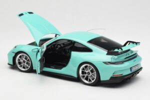 Porsche 911 992 GT3 Mint Green Norev 1:18 187316 Diecast — photo 5 of 8