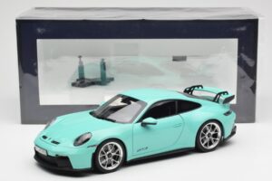 Porsche 911 992 GT3 Mint Green Norev 1:18 187316 Diecast — photo 8 of 8