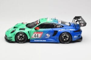 Porsche 911 992 GT3 R Falken #44 D. Eriksson / T. Heinemann 24 Hours of Nurburgring 2023 Minichamps 1:18 113236344 Diecast — photo 4 of 8