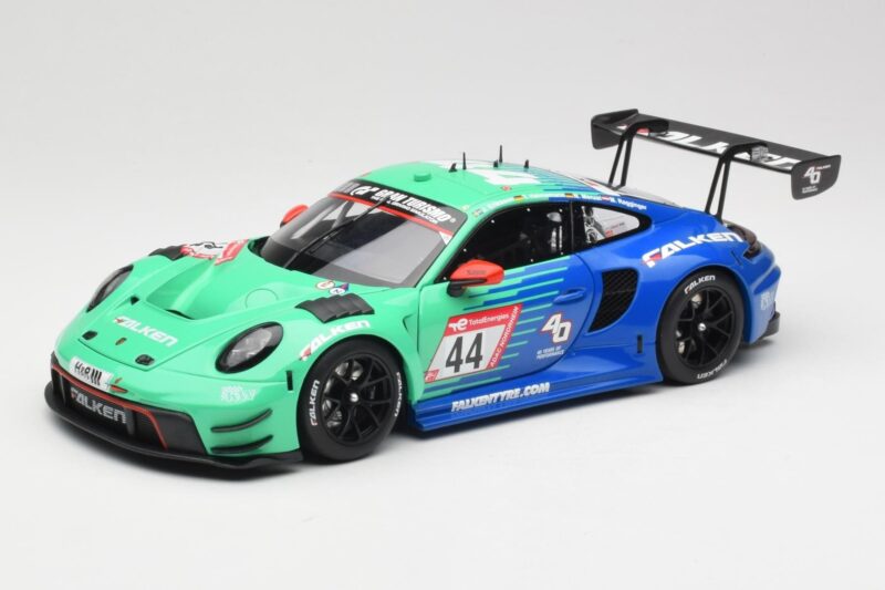 Porsche 911 992 GT3 R Falken #44 D. Eriksson / T. Heinemann 24 Hours of Nurburgring 2023 Minichamps 1:18 113236344 Diecast