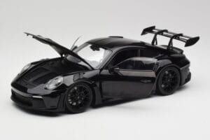 Porsche 911 992 GT3 RS Black & Black Wheels Concept Minichamps 1:18 911992003 Diecast — photo 2 of 8