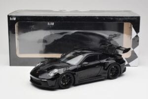 Porsche 911 992 GT3 RS Black & Black Wheels Concept Minichamps 1:18 911992003 Diecast — photo 8 of 8