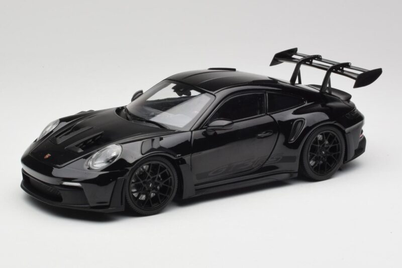 Porsche 911 992 GT3 RS Black & Black Wheels Concept Minichamps 1:18 911992003 Diecast