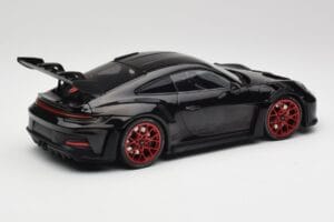 Porsche 911 992 GT3 RS Black & Red Wheels & Black Decor Minichamps 1:18 153062240 Diecast — photo 2 of 6
