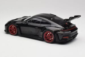 Porsche 911 992 GT3 RS Black & Red Wheels & Black Decor Minichamps 1:18 153062240 Diecast — photo 5 of 6