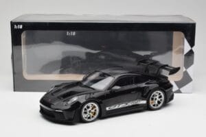Porsche 911 992 GT3 RS Black With Silver Wheels Minichamps 1:18 155062231 Diecast — photo 6 of 6