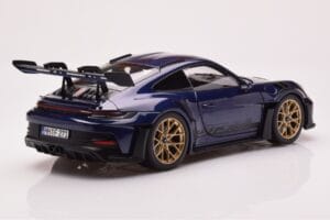 Porsche 911 992 GT3 RS Gentian Blue Metallic Norev 1:18 187363 Diecast — photo 3 of 8