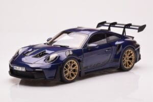 Porsche 911 992 GT3 RS Gentian Blue Metallic Norev 1:18 187363 Diecast