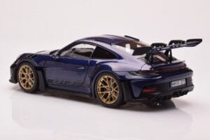 Porsche 911 992 GT3 RS Gentian Blue Metallic Norev 1:18 187363 Diecast — photo 7 of 8