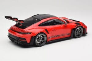 Porsche 911 992 GT3 RS Guards Red & Silver Wheels Weissach Package Minichamps 1:18 153062246 Diecast — photo 2 of 6