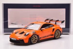 Porsche 911 992 GT3 RS Gulf Orange Norev 1:18 187360 Diecast — photo 8 of 8