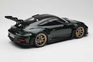 Porsche 911 992 GT3 RS Jet Green Metallic Black Norev 1:12 127532 Diecast — photo 2 of 6