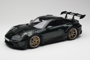 Porsche 911 992 GT3 RS Jet Green Metallic Black Norev 1:12 127532 Diecast