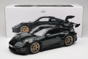 Porsche 911 992 GT3 RS Jet Green Metallic Black Norev 1:12 127532 Diecast — photo 6 of 6
